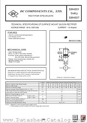 SM4001 datasheet pdf DC Components