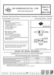 SMCJ11A datasheet pdf DC Components