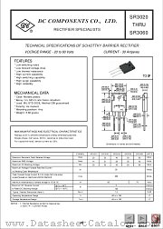 SR3050 datasheet pdf DC Components