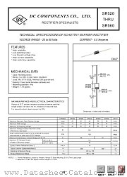 SR540 datasheet pdf DC Components