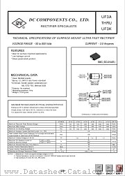 UF3B datasheet pdf DC Components