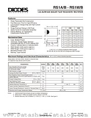 RS1AB datasheet pdf Diodes