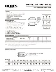 BZT52C3V9 datasheet pdf Diodes