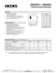 SMAZ5V1 datasheet pdf Diodes