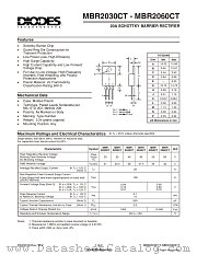 MBR2030CT datasheet pdf Diodes