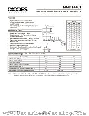MMBT4401 datasheet pdf Diodes