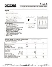 B130LB datasheet pdf Diodes