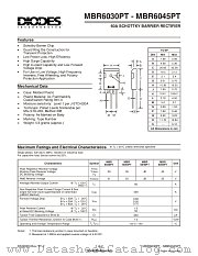 MBR6045PT datasheet pdf Diodes
