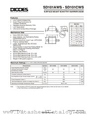 SD101BWS datasheet pdf Diodes