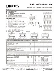 BAS70W-05 datasheet pdf Diodes