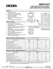 MMDT2227 datasheet pdf Diodes