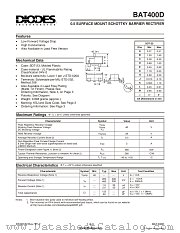 BAT400D datasheet pdf Diodes