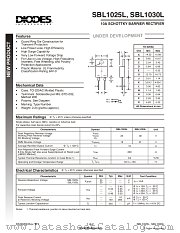 SBL1025L datasheet pdf Diodes