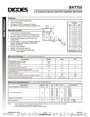 BAT750 datasheet pdf Diodes