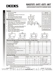 BAS70-06T datasheet pdf Diodes