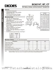BC857CT datasheet pdf Diodes