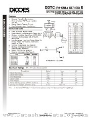 DDTC115TE datasheet pdf Diodes