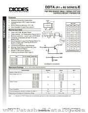 DDTA124EE datasheet pdf Diodes