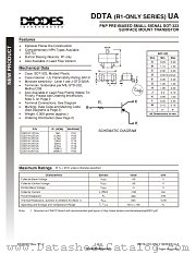 DDTA125TUA datasheet pdf Diodes