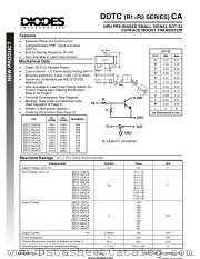 DDTC123JCA datasheet pdf Diodes