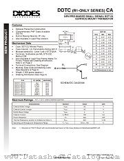 DDTC124TCA datasheet pdf Diodes
