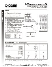 DDTA115ECA datasheet pdf Diodes