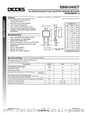 SBM1040CT datasheet pdf Diodes