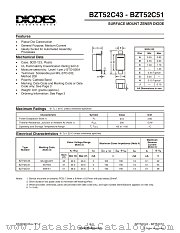 BZT52C51 datasheet pdf Diodes