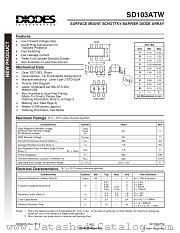 SD103ATW datasheet pdf Diodes
