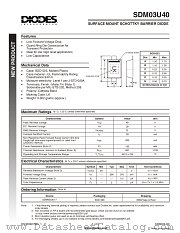 SDM03U40 datasheet pdf Diodes