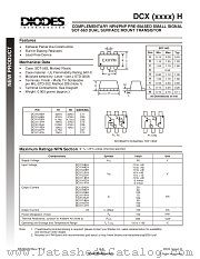 DCX124EH datasheet pdf Diodes