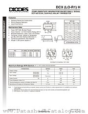DCX122TH datasheet pdf Diodes