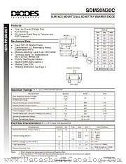 SDM20N30C datasheet pdf Diodes