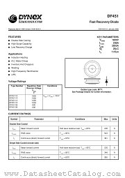 DF45114 datasheet pdf Dynex Semiconductor