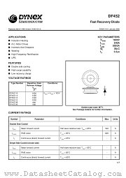 DF452 datasheet pdf Dynex Semiconductor