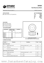 DF68540 datasheet pdf Dynex Semiconductor