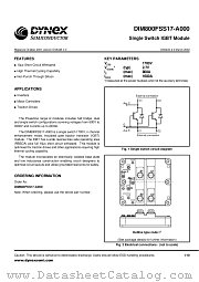 DIM800FSS17-A000 datasheet pdf Dynex Semiconductor