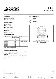 DNB6428 datasheet pdf Dynex Semiconductor