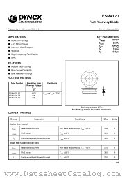 ESM412010 datasheet pdf Dynex Semiconductor