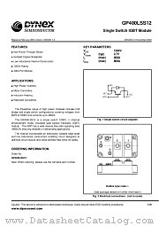 GP400LSS12 datasheet pdf Dynex Semiconductor