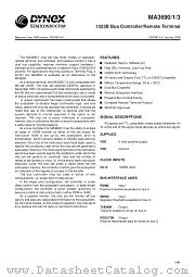 MA3691 datasheet pdf Dynex Semiconductor