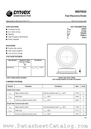 MDFB8545 datasheet pdf Dynex Semiconductor