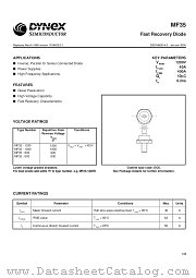 MF35 datasheet pdf Dynex Semiconductor