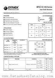 MP03XX440 datasheet pdf Dynex Semiconductor