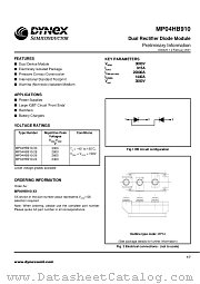 MP04HB910-28 datasheet pdf Dynex Semiconductor