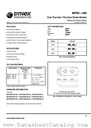 MP04HBP490-28 datasheet pdf Dynex Semiconductor