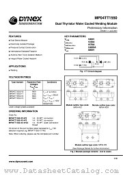 MP04TT1550-16-W3A datasheet pdf Dynex Semiconductor