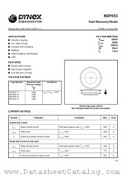 NDF653 datasheet pdf Dynex Semiconductor