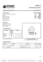 TF44014C datasheet pdf Dynex Semiconductor