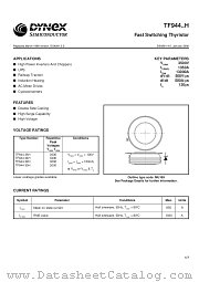 TF944 datasheet pdf Dynex Semiconductor